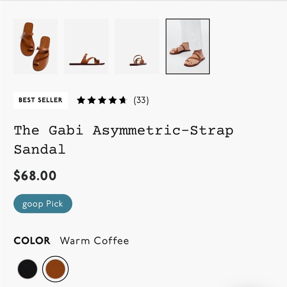 Gabi Asymmetric-Strap Sandal - Picture 3 of 6